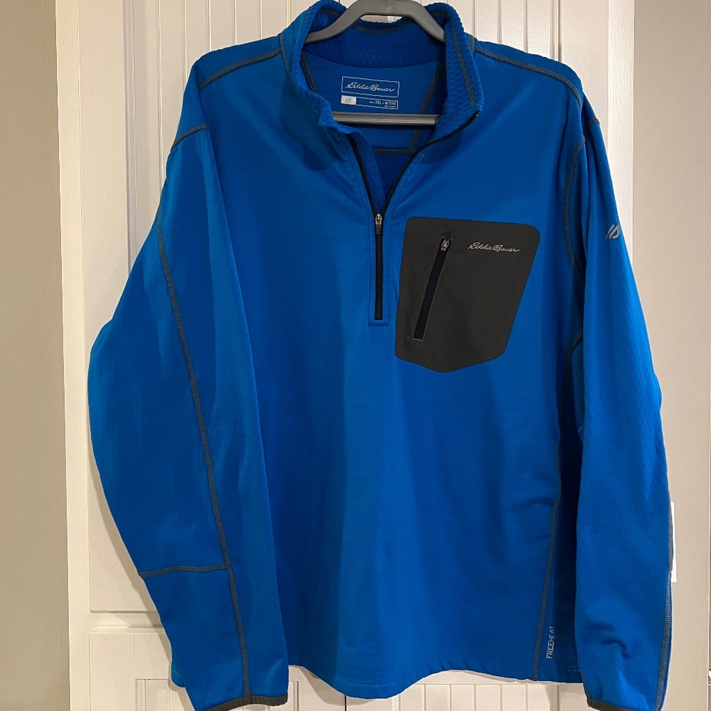 Eddie Bauer Quarter-Zip Athletic Grid Pullover